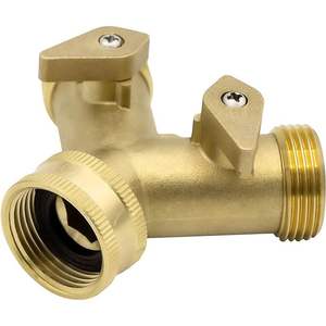 Rubinetto in Ottone a Doppia Uscita F 3/4\" x M 3/4\" x M 3/4\" - Product Image 5