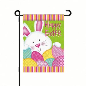 Custom 12x18 Inch Double Sided 'He Is Risen' Easter Durable Polyester Garden <b>Flag</b> Outdoor Yard Decoration Digital Printed - Product Image 3