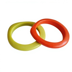 กำไลข้อมืออะคริลิกเรซิ่นคุณภาพดี สีเขียวลายหินอ่อนหลากสี ดีไซน์คลาสสิกทันสมัย เครื่องประดับแฟชั่นสำหรับผู้หญิงและผู้ชาย - Product Image 5