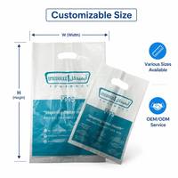 Emballage personnalisé pour chaussures, chaussettes, fourrures et vêtements de détail, avec logo imprimé en gravure, en LDPE écologique biodégradable, sac rétractable découpé à la forme