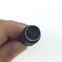 Câble AV OEM Mini Din 7 broches vers 3 RCA plaqué or à angle droit avec paire torsadée tressée pour moniteur et haut-parleur