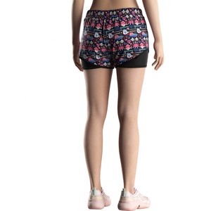 Maillot de bain de surf personnalisé avec logo, été 2024, rouge, 2 en 1, short de plage pour femmes - Product Image 6