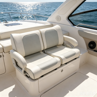 Siège de bateau Shengyu de haute qualité avec double accoudoir et charnière pour pontons et accessoires marins pour les Maldives et l'Indonésie