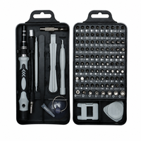 Kit d'outils de réparation professionnel magnétique 115-en-1 avec tournevis de précision pour iPhone, ordinateur portable, PC, montres, lunettes et appareils électroniques