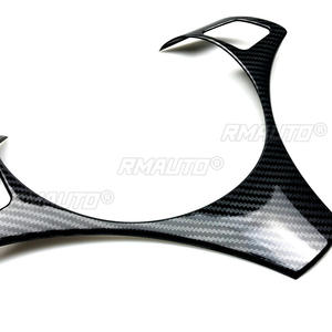 Autocollants de garniture de volant de voiture aspect carbone pour BMW Série 3 E87 E90 2005 2006 2007 2008 2009 2010 2011 2012, style automobile - Product Image 3