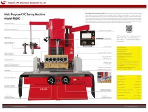 Máquina Perforadora Multiusos FB200, Producto Versátil en la Categoría de Máquinas, Máquina Perforadora CNC Multiusos - Product Image 5