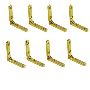 Bisagra para muebles de 0-90 grados, mini, de aleación de zinc, montaje superficial, para cajas de madera, cajas de joyería, cajas de vino, cajas de hardware, duradera - Product Image 4