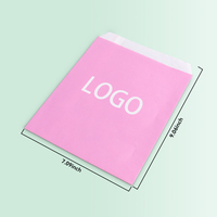 Grande Vente : Sac en Papier Kraft Rose Biodégradable Ingresable avec Logo Personnalisé pour l'Emballage de Mini Donuts, Biscuits et Chocolats