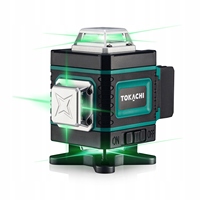 Niveau laser - Niveau laser 360 auto-nivelant avec trépied, outil de nivellement laser 4 x 360, ligne laser verte pour le nivellement du sol