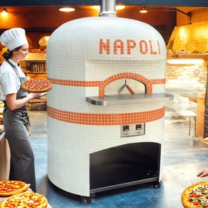 Grand Béton Napoli Napolitain En <span class=keywords><strong>Bois</strong></span> Au Feu De <span class=keywords><strong>Bois</strong></span> Professionnel Heavy Duty Ectrique Et Gaz Pizza <span class=keywords><strong>Four</strong></span> En Acier 450 pour La Vente De Pâtisserie - Product Image 1