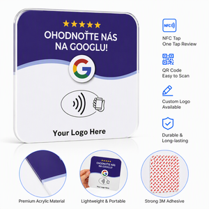 Etiqueta NFC de PVC para Mesa |   Placa NFC de 13.56MHz para Google, Instagram, Tiktok, <span class=keywords><strong>Facebook</strong></span>, Tripadvisor, Reseñas/Siguiendo - Product Image 5