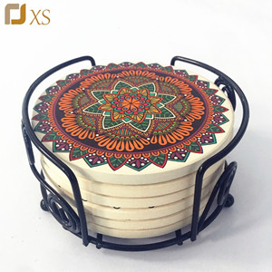 Sous-verres en céramique personnalisés en sublimation en gros, absorbants pour hôtel, restaurant, bière, café, boissons, sous-verres absorbants - Product Image 2