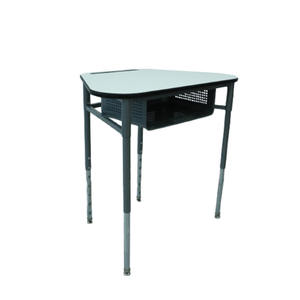 Ergonomische Chromen Afgewerkte Poten Hout Trapeziumvormig Schoolbureau Voor Volwassenen En Chattafel Voor Studenten Modern - Product Image 4