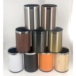<span class=keywords><strong>Cubo</strong></span> de <span class=keywords><strong>basura</strong></span> de acero inoxidable abierto con cesta de papel rectangular de inducción de hierro para <span class=keywords><strong>reciclaje</strong></span> - Product Image 3