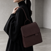 Mochila de Cuero Vacuno al por Mayor para Mujer, Mochila Urbana para Viajes Diarios, Fabricante con Logotipo Personalizado, Exportador de China