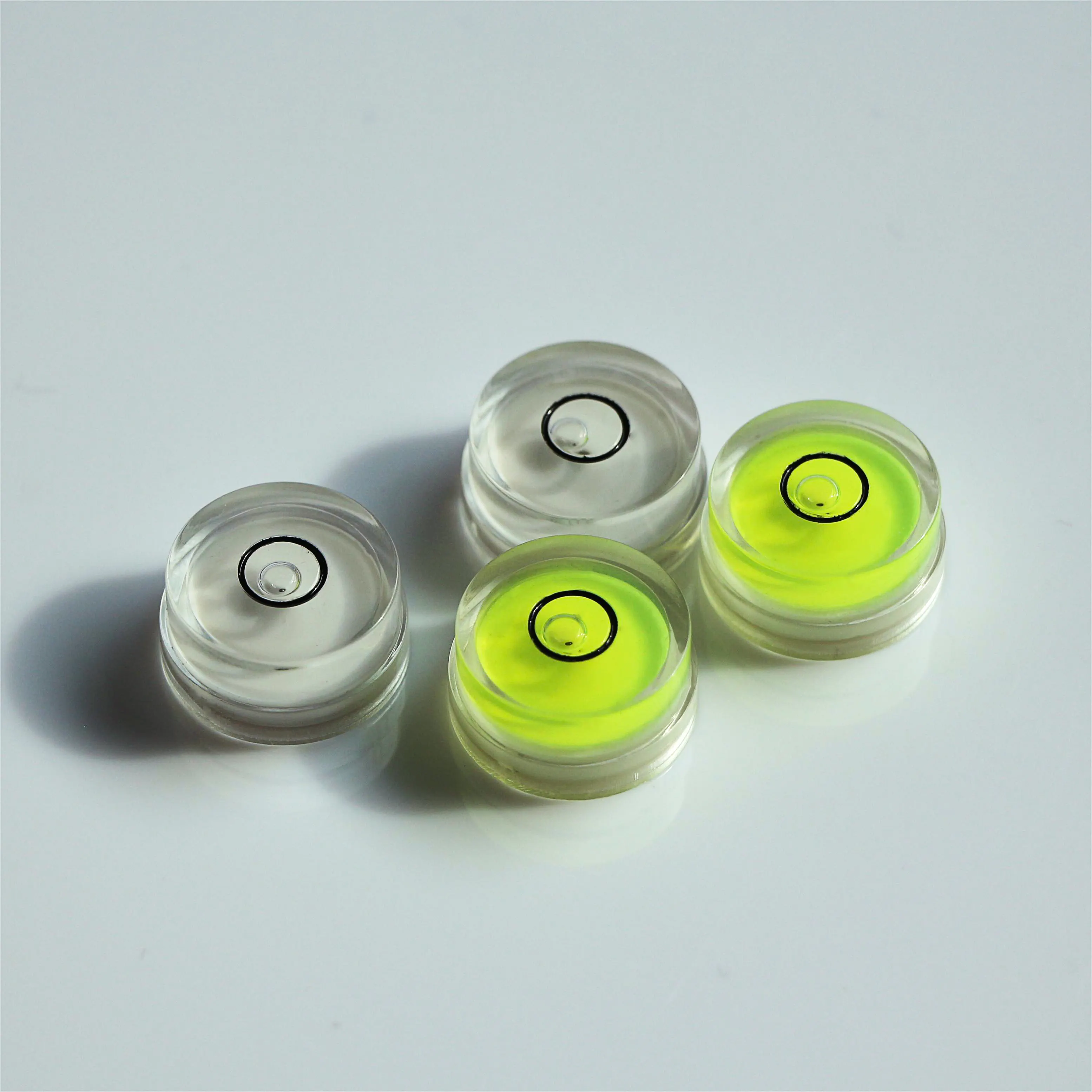 Mini frasco circular tipo bolha, nível de vibração