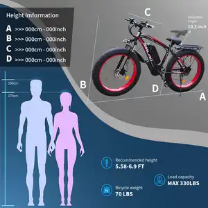 באיכות גבוהה חזק מופעל מבוגרים הרי שומן צמיג אופניים חשמלי אופניים עם מחיר זול