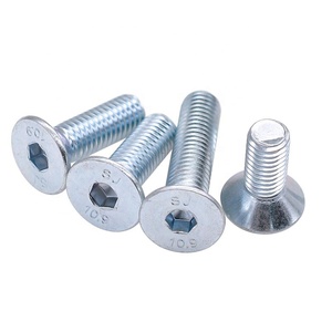 10.9 cấp UNC/UNF 3/16 <span class=keywords><strong>1</strong></span>/4 3/8 5/16 DIN 7991 phẳng đầu Hex ổ cắm máy vít - Product Image 3
