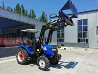 Tracteur agricole 50hp 4wd avec chargeur frontal pelleteuse pelleteuse pelle tracteur agricole d'occasion à vendre