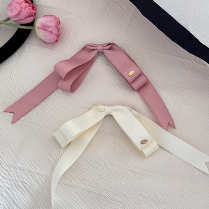 กิ๊บติดผมโบว์ริบบิ้นคู่สไตล์หวานกิ๊บติดผมโบว์หางยาวสำหรับสาวสวยเครื่องประดับ<span class=keywords><strong>ผม</strong></span>สวย - Product Image 6