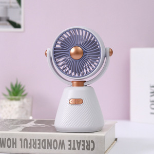 Новый офисный летний охлаждающий Складной вентилятор воздушного охлаждения с 100 регулировкой скорости USB Перезаряжаемый бесщеточный двигатель - Product Image 6