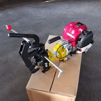 Machine de forage sur rail à combustion interne pour le perçage des rails de voie et des trous de jonction