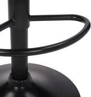 Tabouret de bar réglable en similicuir de style moderne pour bar à domicile, salon extérieur, atelier – Tabouret haut