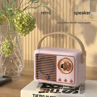 En gros, mini enceinte sans fil rétro portable d'extérieur de haute qualité Hi-Fi, compatible carte TF, clé USB, AUX et Bluetooth