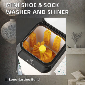 ماكينة غسيل الأحذية الأوتوماتيكية معدات تجارية لغسيل الجوارب وتلميع الأحذية تعمل باللمس وفرشاة للغسيل - Product Image 5