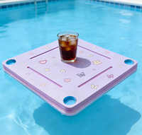 Table de Mahjong Flottante Légère en EVA Woowave 2026, Table de Jeu Flottante Étanche pour Piscine