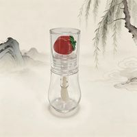 Tube vide transparent pour brillant à lèvres, 15 ml, en ABS, avec grande brosse, directement de l'usine, accepte logo et couleur personnalisés