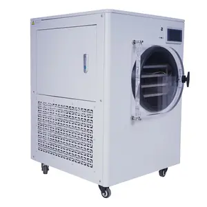 Secador de vácuo de alta eficiência, equipamento, congelador de vácuo com prateleiras de aquecimento com bom preço