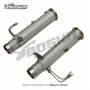Tubo de Escape OEM Boska para Mclaren Artura 3.0T Spider 2023-2024, Sistema de Escape de Flujo Libre con Protector Térmico - Product Image 6