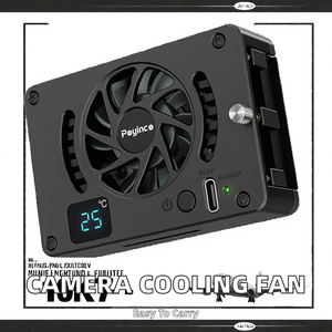 Système de refroidissement portable en aluminium anti-rayures pour appareils photo A7 IV ZV-E1 A6700 A7C2 A7C pour R5 R6 R7 <span class=keywords><strong>Fuji</strong></span> <span class=keywords><strong>XT4</strong></span> - Product Image 4