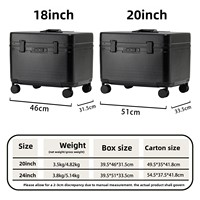 Maleta con Ruedas Omnidireccionales de Gran Capacidad, Tapa Abatible, Compatible con Asientos, Resistente, Duradera, Funcional, con Candado TSA y Compartimento para Cámara