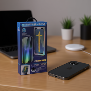 ฟิล์มกันรอยหน้าจอแบบคริสตัลเต็มจออัตโนมัติสำหรับ iPhone 14 Pro - Product Image 2