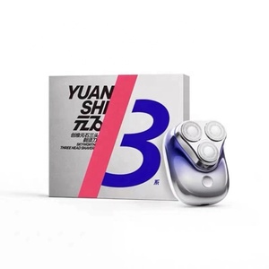 Afeitadora Eléctrica de Triple Cuchilla <span class=keywords><strong>Zao</strong></span> para Hombre, Recargable, Recortadora de Barba, Mini Afeitadora de Viaje, Resistente al Agua IPX7 - Product Image 1