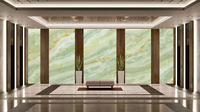 Vidrio Artístico Laminado, Vidrio Decorativo Sólido, Vidrio Decorativo Laminado Abstracto de Alta Gama para Hoteles, Villas y Oficinas