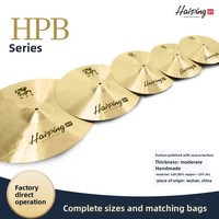 Cymbale de batterie professionnelle B20 B8 en laiton pour performances jazz, rock, pop, enregistrement et scène