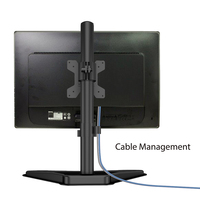 CHARMOUNT Support de moniteur unique de haute qualité Support en acier pour moniteurs de 10 ''-27'' pouces Fabricant en gros