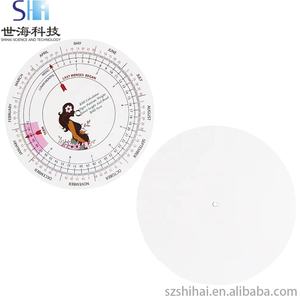 Reglas de plástico Personalizado Blanco Brillo Vinilo Rueda de plástico <span class=keywords><strong>Calculadora</strong></span> <span class=keywords><strong>Fecha</strong></span> de vencimiento Disco de embarazo Buscador de <span class=keywords><strong>Fecha</strong></span> - Product Image 2