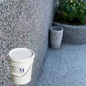 고급 도자기 스톤 아트 코팅 수지 내구성 브러쉬 아크릴 세척 돌 건물 바닥 벽 액체 돌 아트 코팅 - Product Image 3