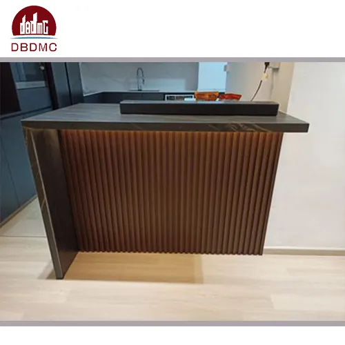 Wood Modern design Mobile home wpc wall paneling different wall style decoration interior hollow wooden wall cladding