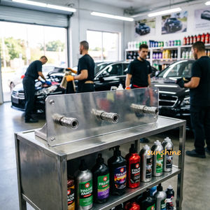 Support pour <span class=keywords><strong>canon</strong></span> à mousse de nettoyeur haute pression SS, organisateur de buse de pistolet de lavage de voiture en acier inoxydable pour connecteur rapide à interface 1/4 pouce - Product Image 5