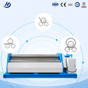 CE Certified Automatic Aluminum Stainless Steel Calandra Roll Forming to Sheet Cutting Thread Plate 3-<strong>Roller</strong> Rolling <strong>Machine</strong> - Product Image 1