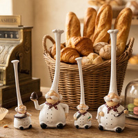 Ornement en résine de style européen SWAITE, chapeau haut de forme, article décoratif de luxe léger pour la décoration de table de boulangerie, hôtel, restaurant, buffet