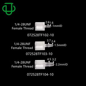 JU-virola roscada de polipropileno Natural 1/4-28UNF, accesorios de tubería con brida para tubería rígida de <span class=keywords><strong>PTFE</strong></span> - Product Image 6