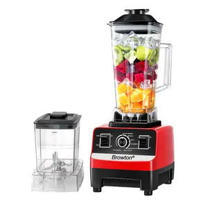 Silver Crest Blender 4500W 2L Grande Capacité Commercial Avec Mélangeur Broyeur Heavy Duty Machine Portable Ice Smoothie Blenders