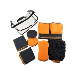 Promotie Geschenken Hoge Kwaliteit Multi-Use Auto Wassen Gereedschap Auto Zorg Microfiber Doek Handdoek Auto Schoonmaak Kit