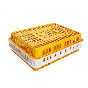 Cage <span class=keywords><strong>de</strong></span> transport en plastique Poulet <span class=keywords><strong>Canard</strong></span> Oie Caisse Equipement agricole Caisses pour volailles Panier <span class=keywords><strong>de</strong></span> transport en plastique - Product Image 4